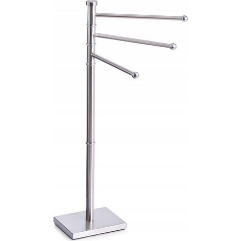 Zeller Porta-asciugamani in Acciaio Inossidabile 87 cm