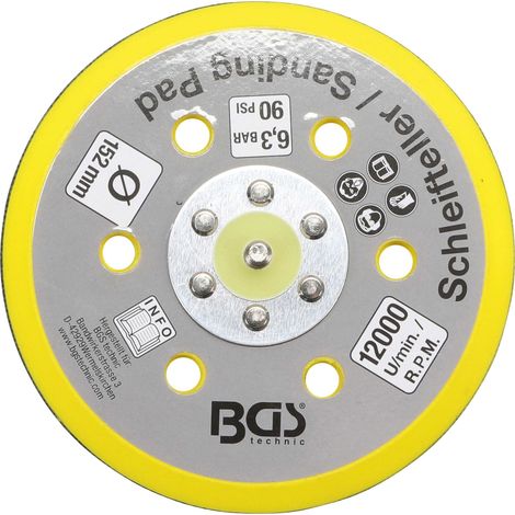 BGS Klett-Teller  per Art.  3290 /  8688 Ø  152 mm  - 8688-23