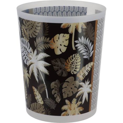 Bedruckter pp abfalleimer 5l - gold jungle - Tendance