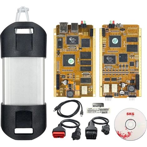 Outil de diagnostic, compatibilité des véhicules, support multilingue, Puce complète AN2131QC (1/2)
