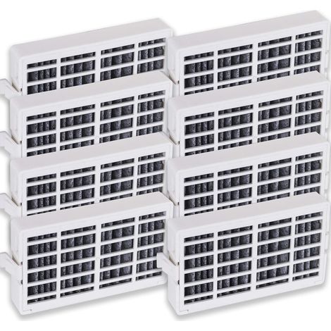 utilisé pour W10311524 Lot de 8 filtres à air de rechange pour réfrigérateur Whirlpool & KitchenAid Remplace AIR1, W10315189, W10335147