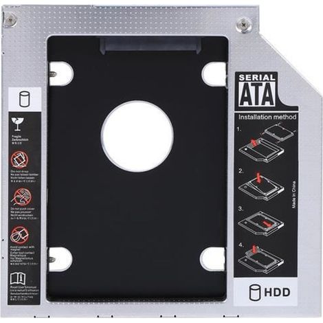 HDD boîtier ssd disque dur disque dur HDD baie optique Caddy boîtier disque dur cd-rom lecteur baie