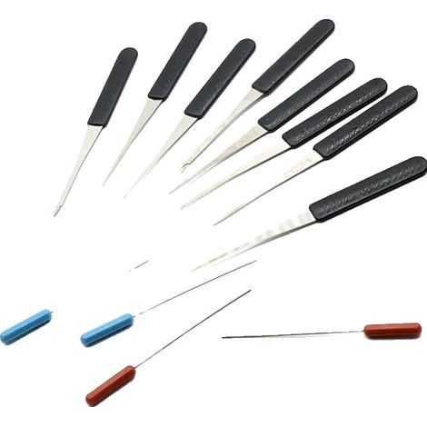 Kit di attrezzi per lo scasso, 12 pezzi, strumenti per allenamento e pratica, 12 pezzi (1/2)