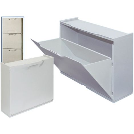 Scarpiera In Resina Incastrabile Impilabile 51x17xh41 Cm 1pz