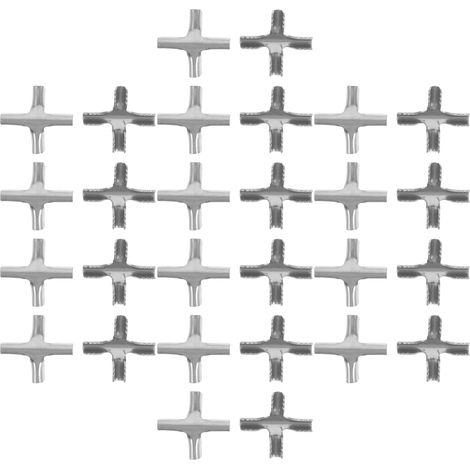 Lot de 200 boucles en croix en acier inoxydable de 2 mm pour filet ant (1/5)