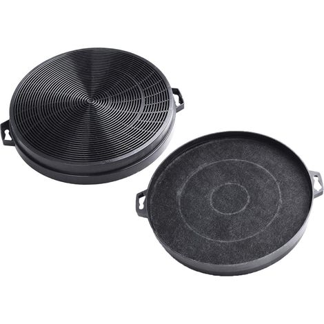 Filtre à charbon - Lot de 2 - Diamètre 210 mm - Pour hotte aspirante - Compatible Whirlpool Constructa Zanussi (1/5)