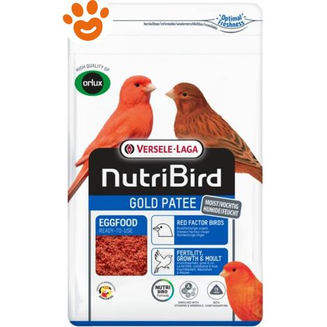 Versele Nutribird Canarini Morbido Rosso - Sacco 1 Kg -