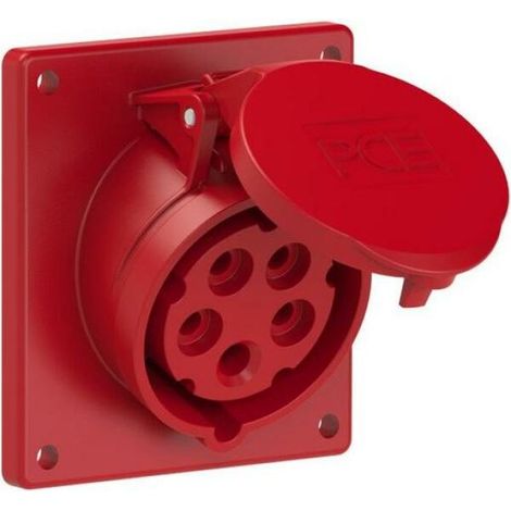 Steckdose pce recessed socket ip44 ip54 16a 5p 6h