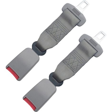 Extensión Cinturón Seguridad - 23 cm - Para Asientos Infantiles y Adultos - Compatible con Sistemas de Anclaje ISOFIX y Cinturones Estándar - Pack de 2 (1/5)