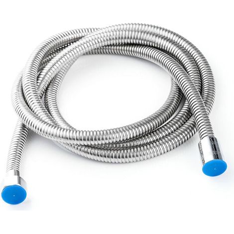 Tuyau de douche en acier inoxydable 304, tuyau de douche, tuyau de chauffe-eau de salle de bain, tuyau de douche, interface standard à 4 points (diamètre intérieur du connecteur 1/2 pouce) longueur 3M (1/5)
