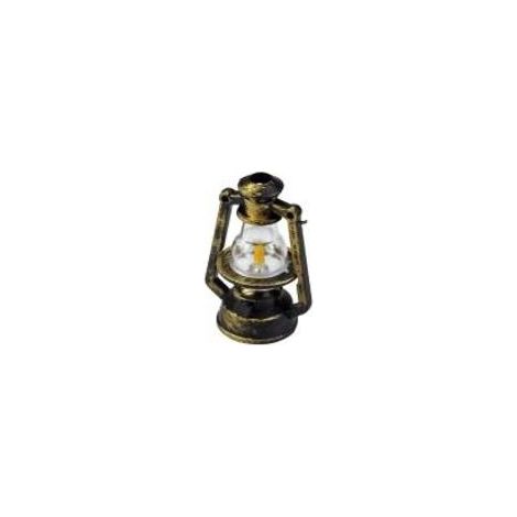 Öllampe 37x50mm Miniatur-Öllampe aus Kunststoff, goldfarben