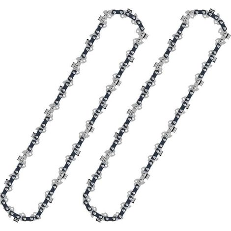 Lot de 2 mini chanes de trononneuse de 8 Pouces pour trononneuse électrique portable sans fil de 8 Pouces (1/4)