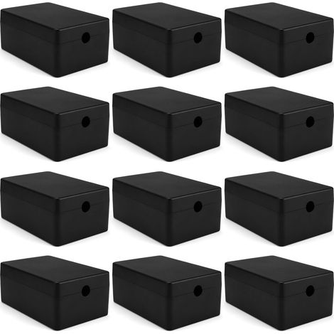 Boite Derivation 60 x 40 Diamètre du Fil Boîte électrique 12 Pièces 25 mm 6mm 60 x 40 x 25 mm Plastique (1/4)
