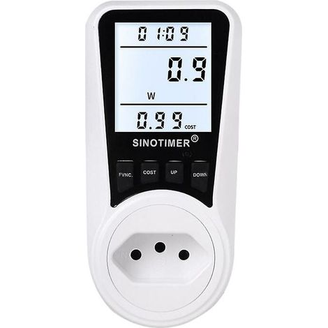 Medidor de electricidad para ahorro de energía - Toma de corriente - Medición de potencia (1/5)