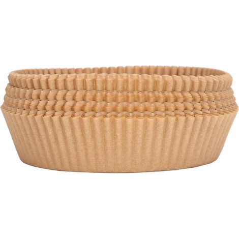 Ensemble de Doublures en Papier Jetables pour Friteuse – 100 Pièces Rondes Antiadhésives pour une Cuisson et une Cuisson Efficaces, Idéales pour la Maison, le Barbecue, les Fêtes. (1/5)