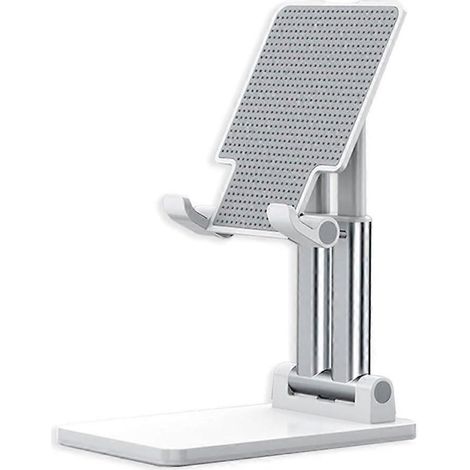 Support de téléphone portable de bureau Portal AE en plastique fixation sur table réglable noir et blanc (1/5)