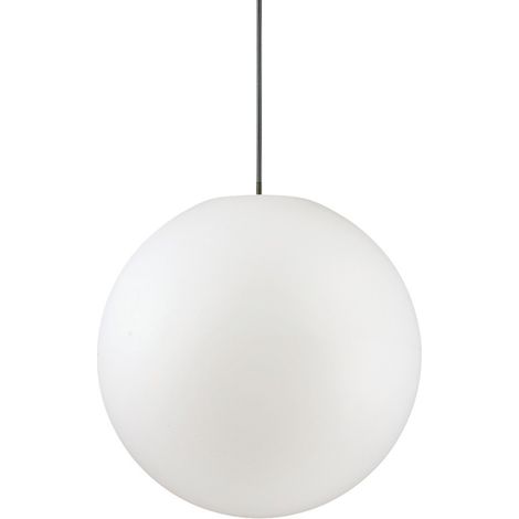 Ideal Lux Sole - 1 lámpara colgante de techo de exterior mediana ligera blanca IP44, E27 (1/2)