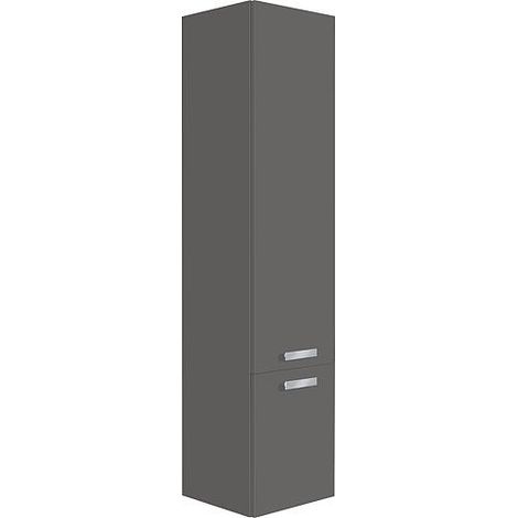 Armoires hautes Séries MAB 2 portes graphite mates charnières à droite 350x1585x370 mm (1/5)