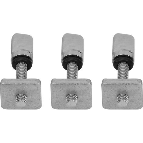 Vis de dérive pour planche de surf, boulon pour longboard, fixation de dérive unique avec plaque (M4 x 19 mm) (1/5)