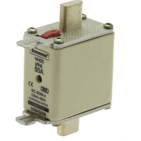 Eaton 50NHG00B Fusibile NH con visualizzazione sicura meccanica Misura fusibile = 00 50 A 500 V 3 pz. (1/3)