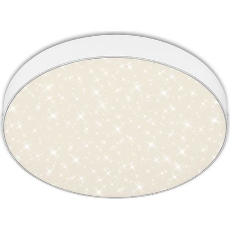 LED Aufbauleuchte IP20 Sternenhimmel 21 W weiß Metall-Kunststoff Briloner