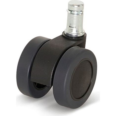 Roulette de meuble - MESO - Premium - PU - 42 mm - Axe 11 x 20 mm