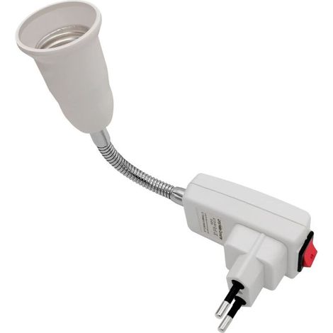 Douille E27 avec Interrupteur pour Lampe Murale Cuisine-AC 220V, Support Lampe Douille E27 à Poser-Lampe de Garage (sans ampoule) (1/5)