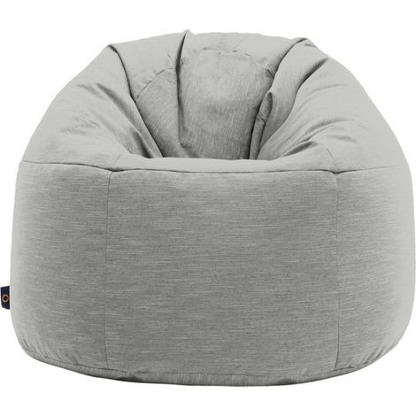 Pouf rond d'intérieur 70x93 cm – Remplissage billes de polystyrène – Léger et ergonomique – Confort optimal pour se détendre (1/5)