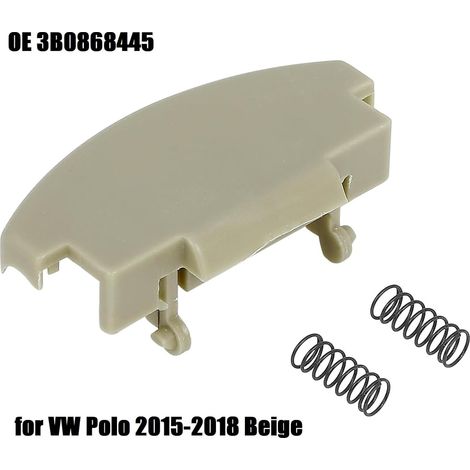 Copribracciolo per auto compatibile con VW Polo 2015-2018 con clip, console centrale, beige - ALTRO (1/3)