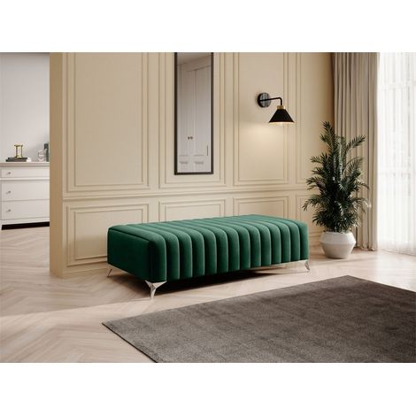 Polsterhocker Designerhocker Hocker ELENI Stoff Monolith Grün (1/5)