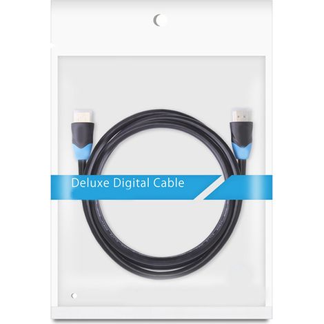 Câble HDMI 1.5m 4K 1080P Haute Définition, Adaptateur Multimédia Standard pour Téléviseur Projecteur (1/5)