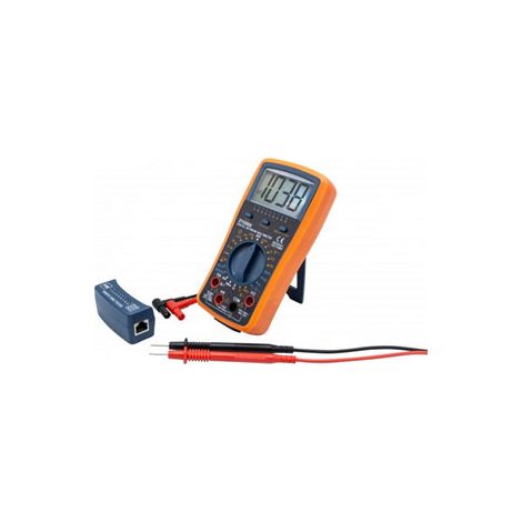 Multimètre numérique + testeur RJ45 et USB
