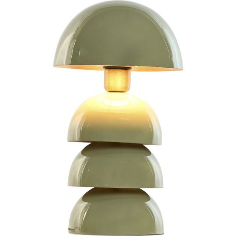 Lampara Sobremesa Metal 20.5X20.5X37 Verde (1/5)