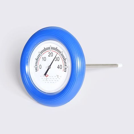 Thermomètre flottant pour piscines, idéal pour les eaux extérieures, flottation horizontale,30.518cm (1/4)