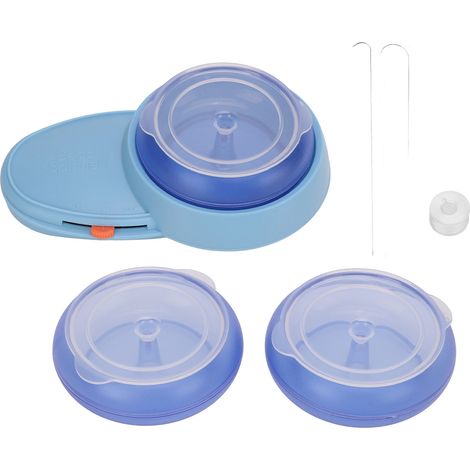 Grand bol à perles en plastique, grande capacité, enfilage facile, grande douceur, fabricant de perles pour création de bijoux (1/5)