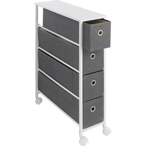 Maximex Mensola da cucina moderna antracite 79x20x58 cm