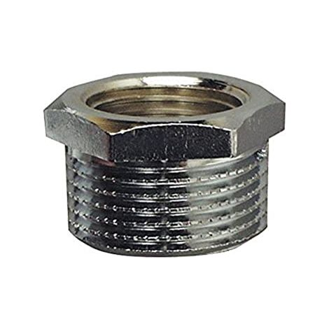 MASIDEF - CORNAT - RIDUZIONE MASCHIO/FEMMINA 3/4X1/2 IN OTTONE CROMATO (1/3)