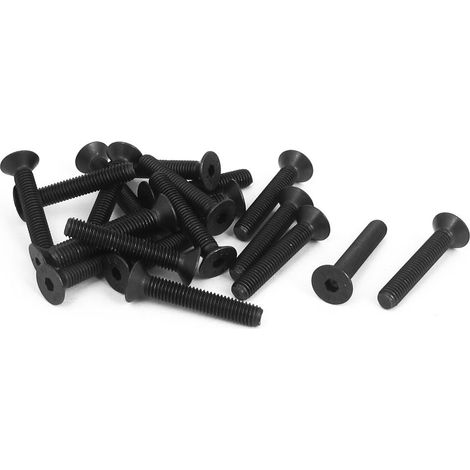 M5 x 30mm Metric Innensechskantschraube Senkkopfschrauben Schwarz 20ST (63dd5a9a2d8c383da159b47cd...