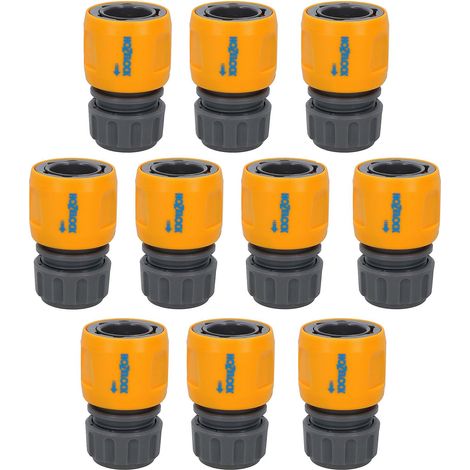 Raccord de tuyau d'arrosage à dégagement rapide Hozelock Aqua (lot de 10) (1/3)