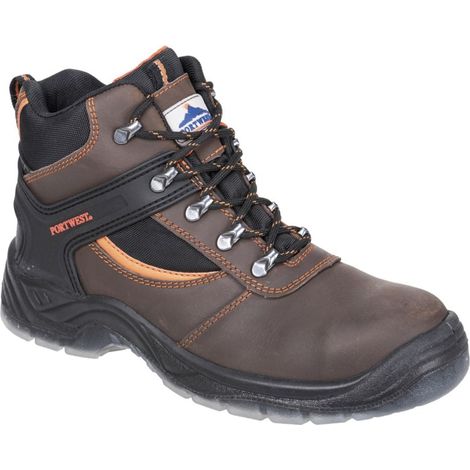 Scarpe antinfortunistiche alte Portwest Brodequin Mustang Steelite S3 Marrone 45 (1/4)