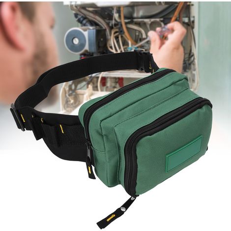 Sacoche à outils pour électricien en polyester imperméable et résistant à l'usure. (1/5)