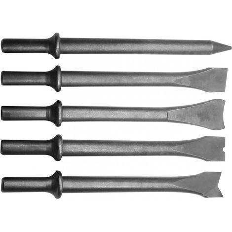 Cinceles para martillo neumático, 5 unidades. (1/5)