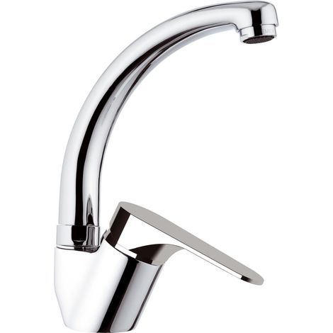 Rubinetto per lavello con bocca altagirevole, modello corto tipo lusso - serie class line (1/2)