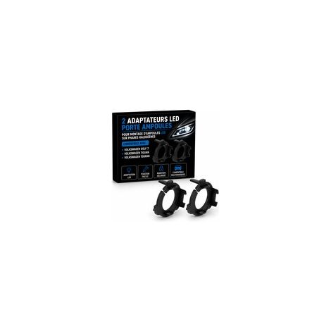 2 Adaptateurs LED Porte Ampoules Golf 7, Tiguan, Touran - Fixation ampoule LED facile (1/5)