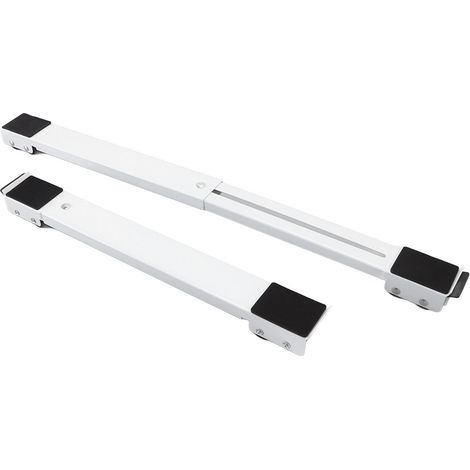 Sets mobile Rollenhalterungen, erhöhte Sockel, Transportrollen für Kühlschrank, Waschmaschine, Weiß (1/5)