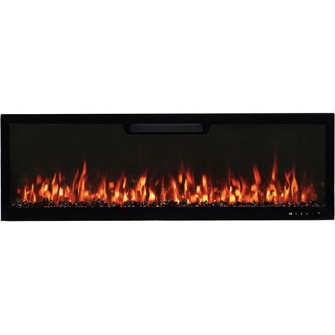 Cheminée électrique encastrable Ella 128cm - 1400/1600 W (1/5)