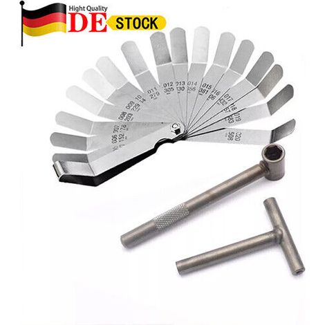Clé de réglage soupape moto GY6 50-150cc, jeu de 3 outils de calage, clé à molette pour entretien moteur, accessoire mécanique robuste (1/5)