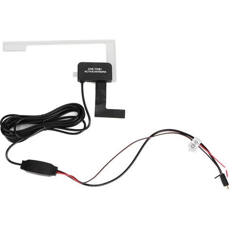 Antenne patch radio numérique DAB MCX 20 dB de 3 mètres, adhésive, dissimulée, 12 V (1/5)
