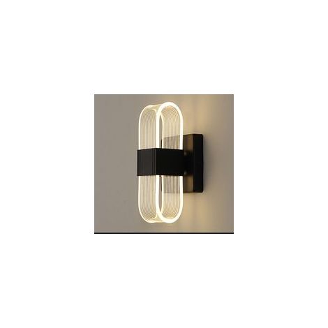 Lampe Murale à LED en Acrylique Moderne, des Lampes murales intérieures à LED, des lumières Nocturnes au Chevet, 3 Couleurs d'éclairage de Mur ajusté, pour Le Couloir du Salon de la Chambre,