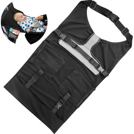 Baby Airplane Hammock, Baby Bed for Airplane Travel, Children's Airplane Footstool, Lightweight and Foldable Airplane Bed for Long Flights with Adjustable Buckle (1/5)